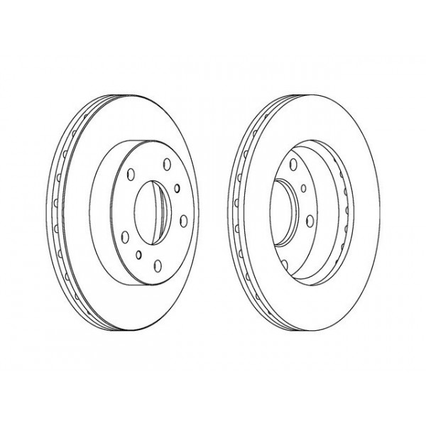 PR BRK DISC FT NISS SERENA VANETTE CARGO 93-02 image