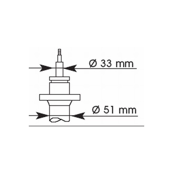 SGL SHOCK ABS FT L&R AUDI SEAT SKODA VW 96-13 image