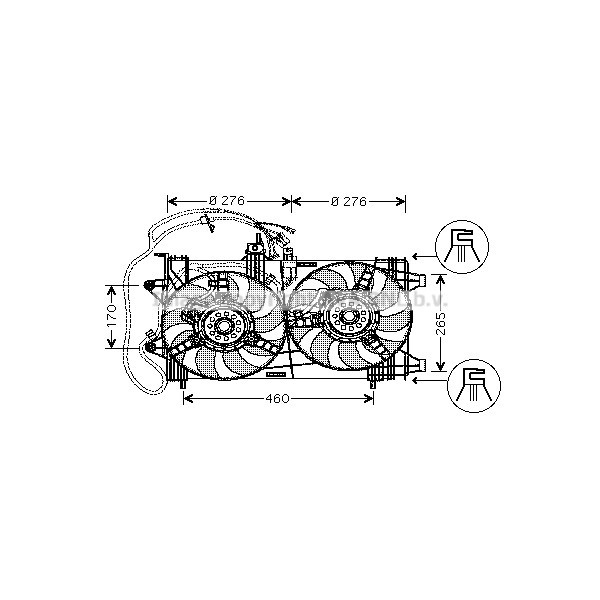 CLG FAN FIAT PUNTO 99-06 image