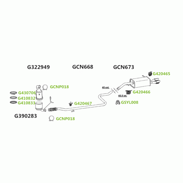 GT Exhausts Exhaust System image