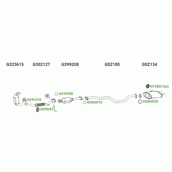 GT Exhausts Exhaust System image