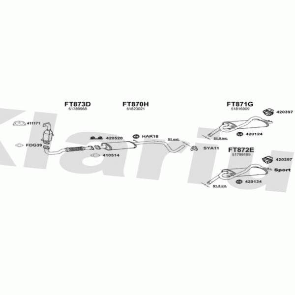 Klarius Exhaust System image