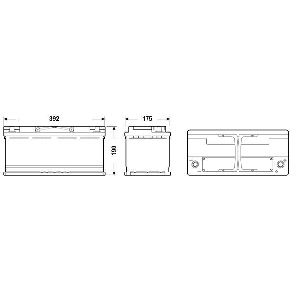 2YR AGM EXIDE BATTERY image