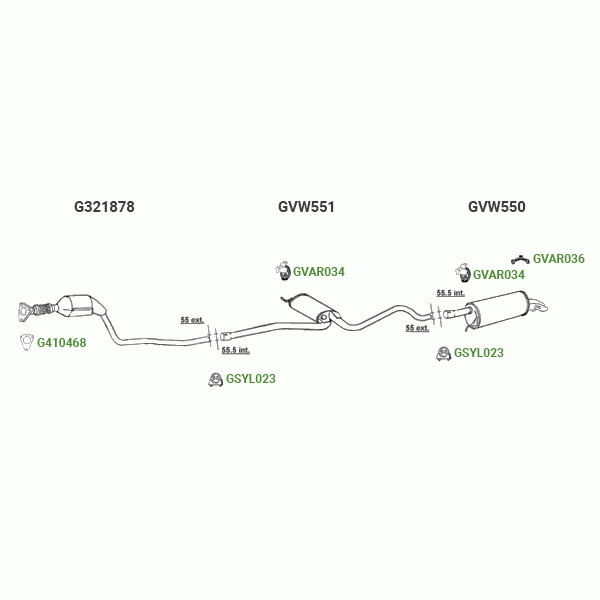 GT Exhausts Exhaust System image