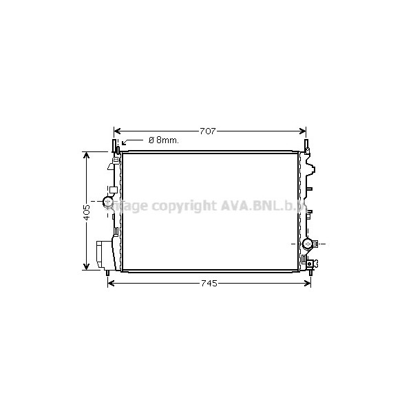 RAD VAUXHALL SIGNUM VECTRA 04-12 image