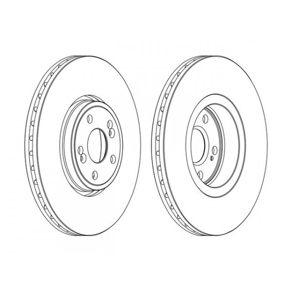 SGL BRK DISC FT RENA ESPACE VEL SATIS 02-12 image