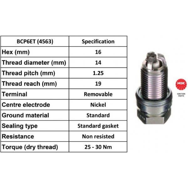 Spark Plug Alfa Romeo Citroen Peugeot Renault 87-96 image