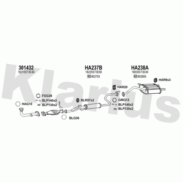 Klarius Exhaust System image