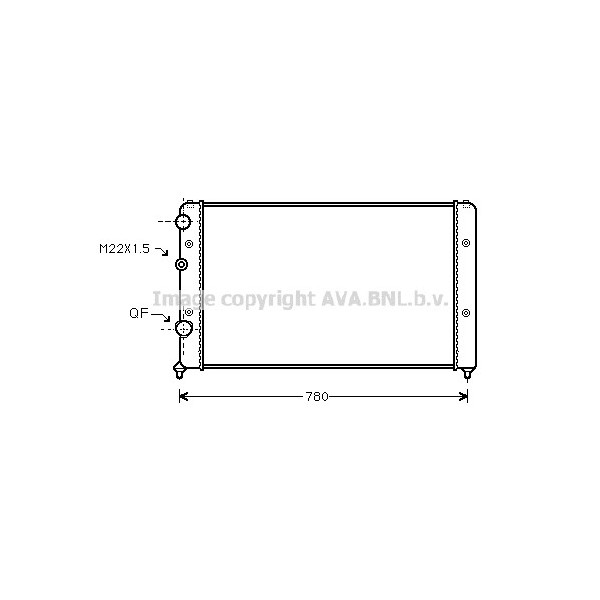 RADIATOR VW 88-97 image
