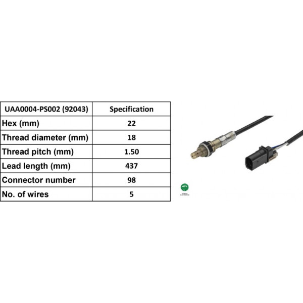 LAMBDA SENSOR FOCUS 11-18 image