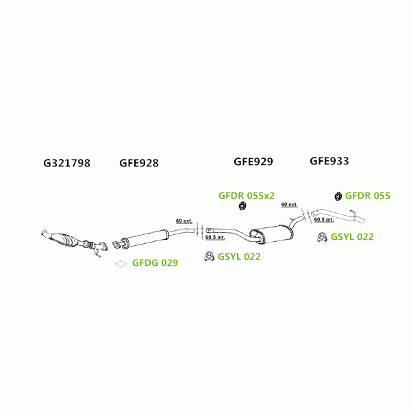 GT Exhausts Exhaust System image