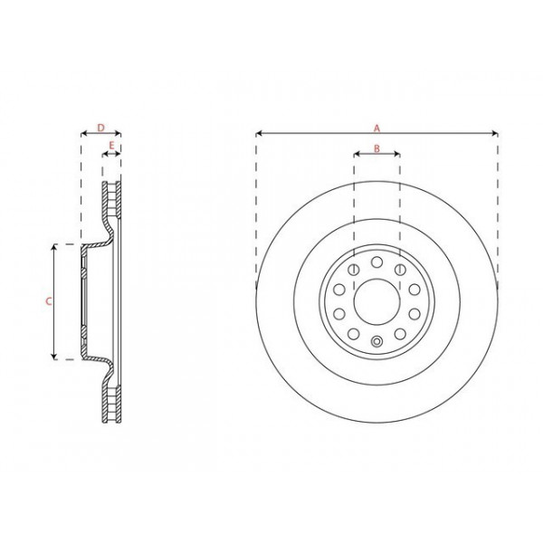 SINGLE BRK DISCS R TELSA 14-20 image