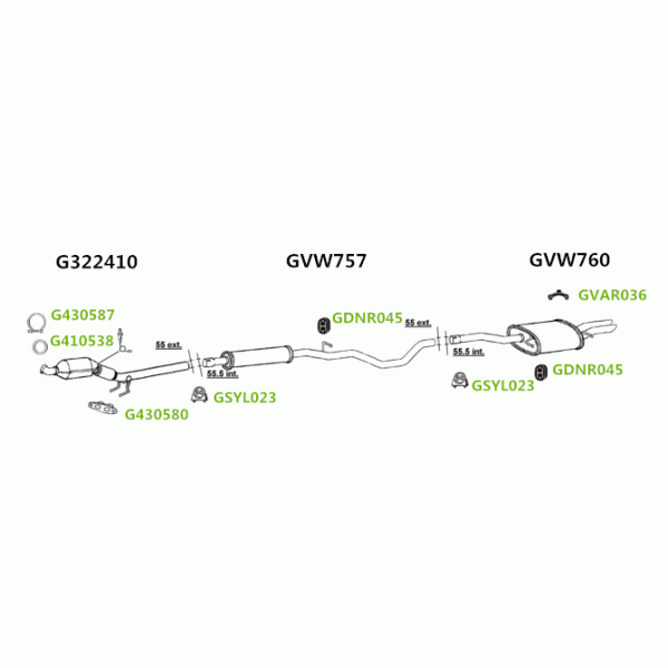 GT Exhausts Exhaust System image