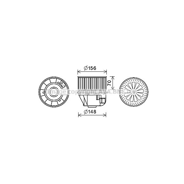 AVA Heater Blower (Front) image