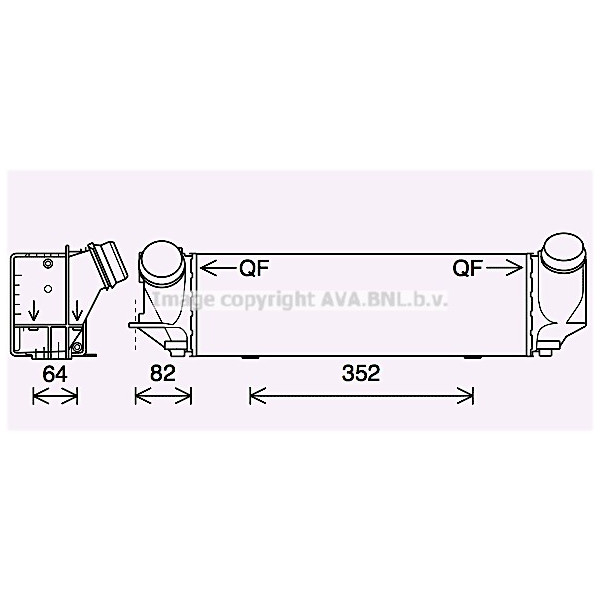 INTERCOOLER BMW 520I 528I 11-20 image