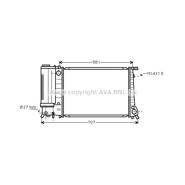 RAD BMW 520I 525I 525IX 92-92 image