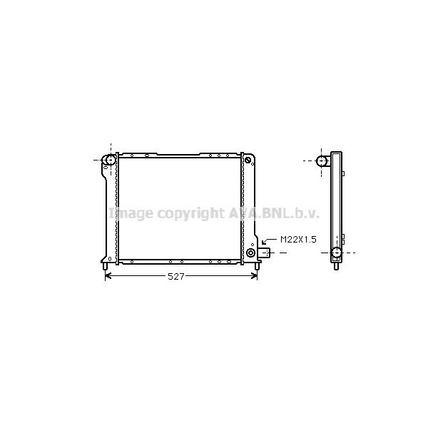 RAD FIAT CROMA LANCIA THEMA 85-93 image