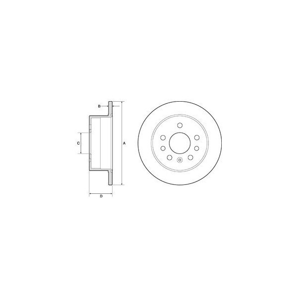 Brake Disc Vauxhall Saab 88-98 image