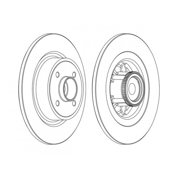 SGL BRK DISC R SCENIC 97-03 image