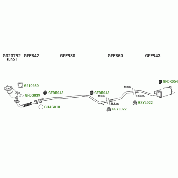 GT Exhausts Exhaust System image