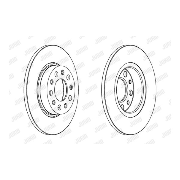 Brake Disc Alfa Romeo Fiat Jeep 05-20 image