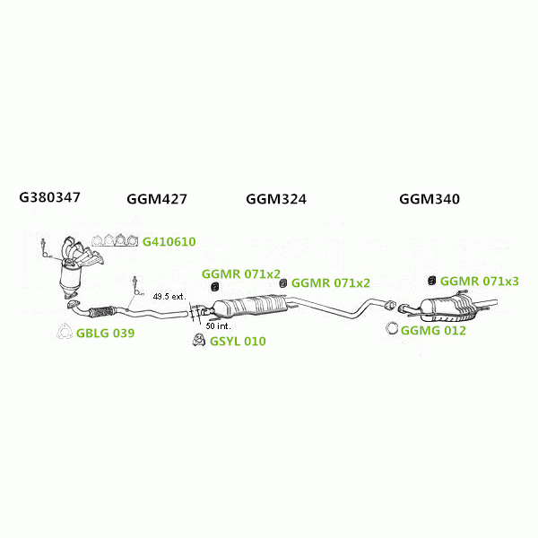 GT Exhausts Exhaust System image