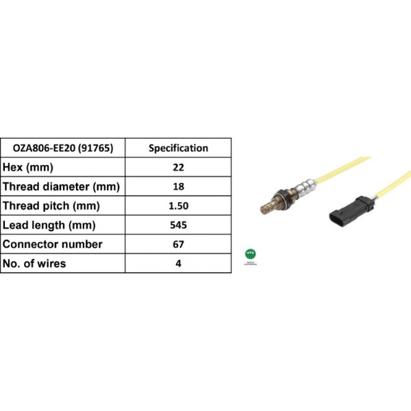 LAMBDA SENSOR CLIO 16I 98-08 image