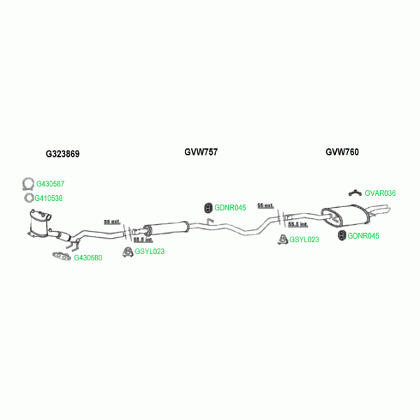 GT Exhausts Exhaust System image