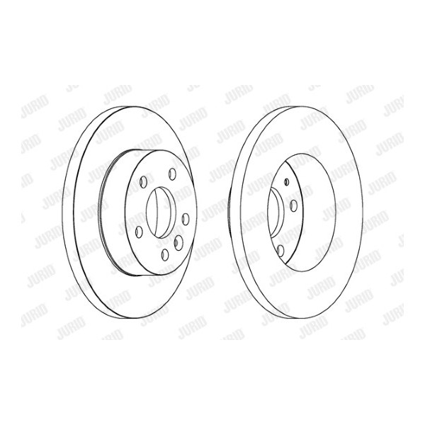PR BRK DISC FT MERC V CLASS VITO 96-03 image