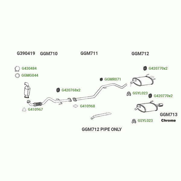 GT Exhausts Exhaust System image