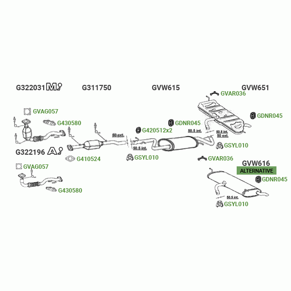 GT Exhausts Exhaust System image