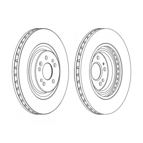 SGL BRK DISC FT MERC GL ML CLASS 98-05 image