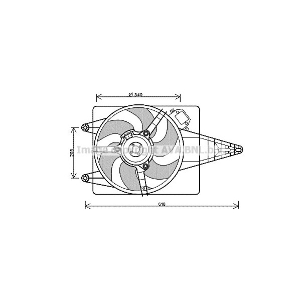 CLG FAN ALFA 145 FIAT TIPO 88-01 image