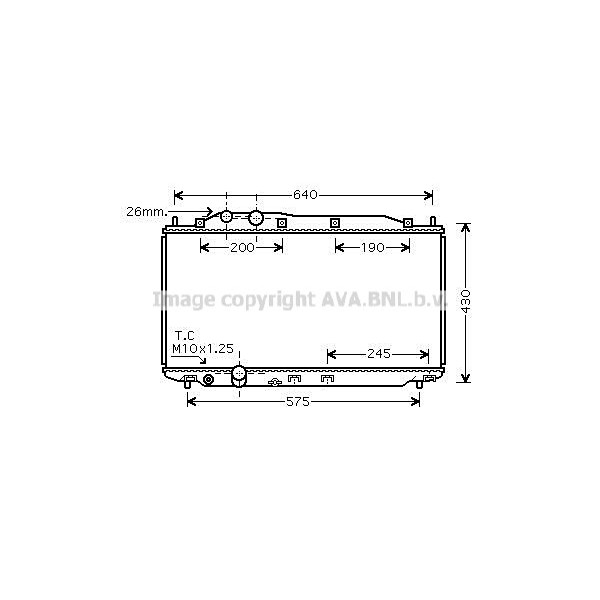 RAD HOND CIVIC 05-12 image
