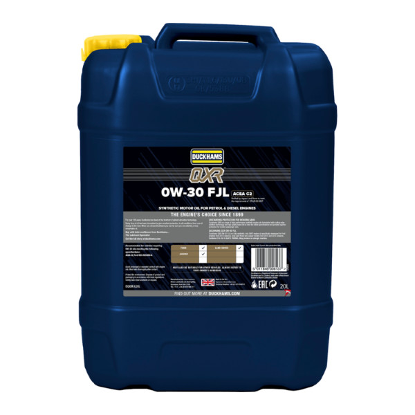 Duckhams DQXRFJL20L QXR 0W-30 FJL Engine Oil 20L - QXR72-020 image