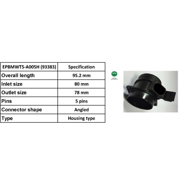 AIR FLOW METER CITR RENA C5 C8 PEUG 406 607 807 00-07 image