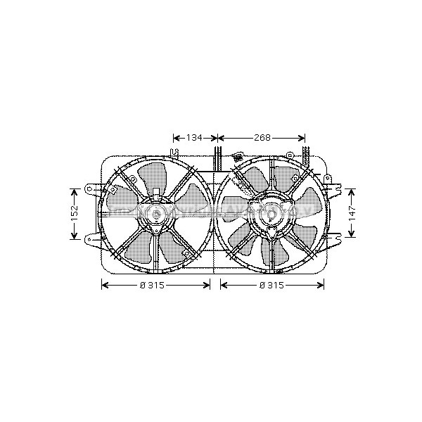 CLG FAN MAZD 626 97-02 image