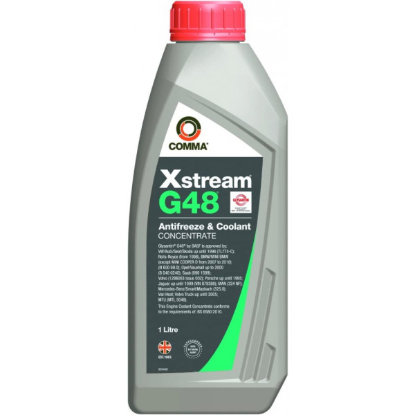 Comma Xstream G48 Antifreeze Concentrate 1L - Silicate-Based image