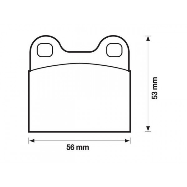 BRK PAD SET R ALFA BMW NISSAN VW VOLVO 47-14 image