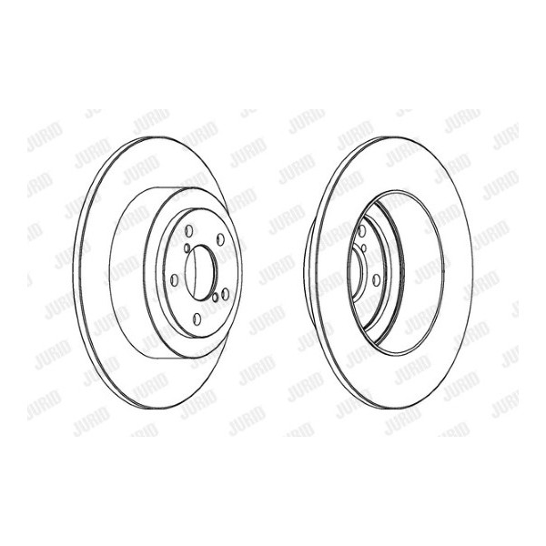 SINGLE BRK DISC R SUBR FORESTER LEGACY 98-09 image