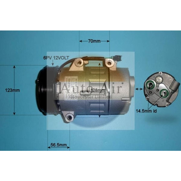 AC COMPRESSOR FORD VOLVO 03-12 image