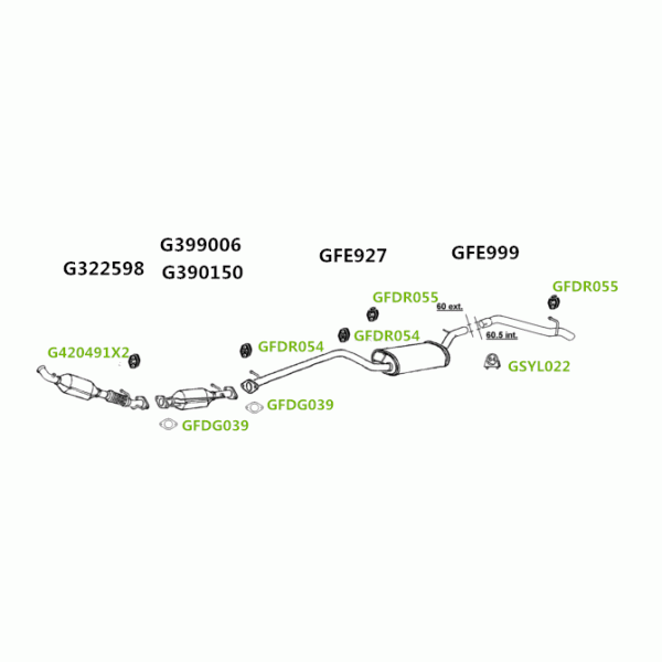 GT Exhausts Exhaust System image