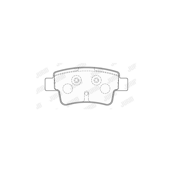 BRK PAD SET R FIAT 07-10 image