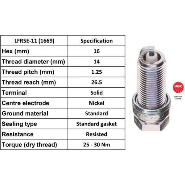 Spark Plug Nissan 03-12 image