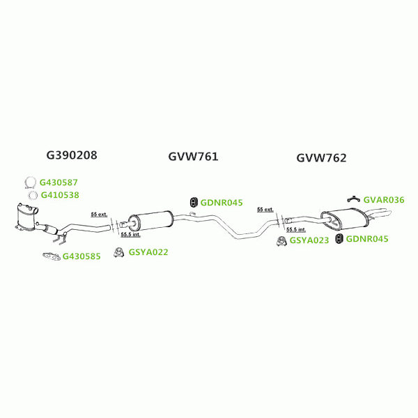GT Exhausts Exhaust System image