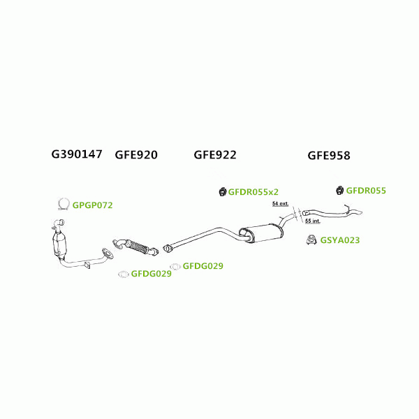 GT Exhausts Exhaust System image