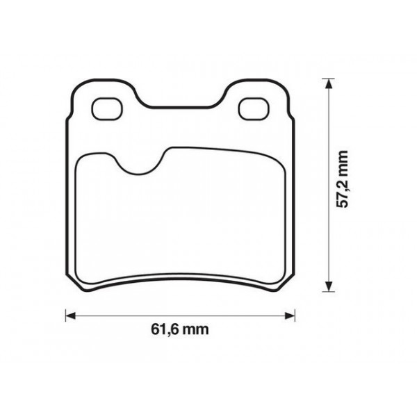 BRK PAD SET R SAAB VAUXHALL 86-05 image