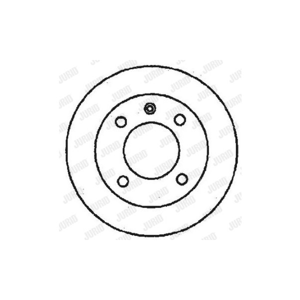 SINGLE BRK DISC FT FIESTA MK3 89-01 image