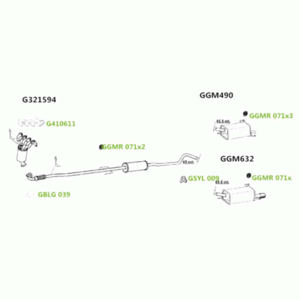 GT Exhausts Exhaust System image