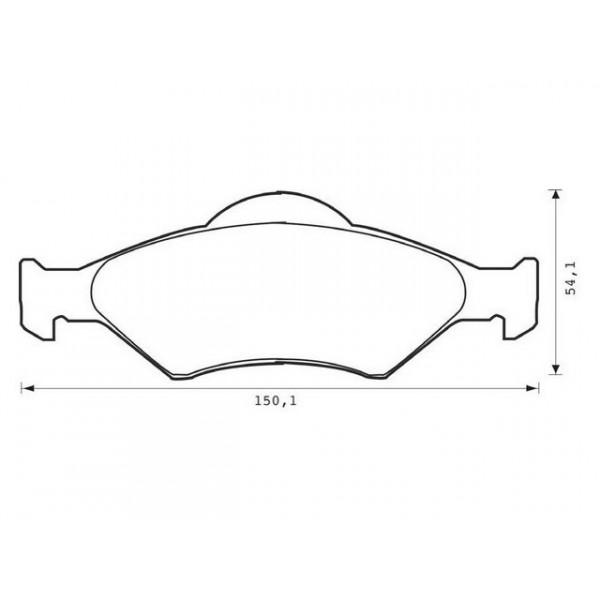 Brake Pad Set - Disc Brake Ford 95-08 image